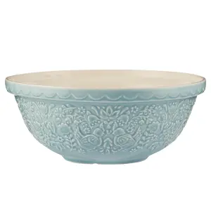 Mason Cash Home to Roost S18 Earthenware Mixing Bowl 26cm - Blue