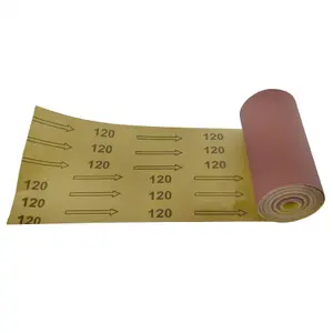 Sand Paper Roll 120 Grit Abrasive 5m Long 115mm Wide Aluminium Oxide SIL154