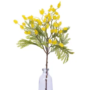 Bloom Artificial Single Nutgrass Spray Stem - Faux Fake Silk Flower Indoor Home Decoration Floral Arrangements - Measures L60cm