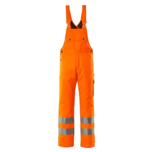 Mascot Safe Arctic Lech Winter Bib & Brace (Hi-Vis Orange)  (Large) ( 36.5)