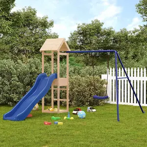 Berkfield Outdoor Playset Solid Wood Pine