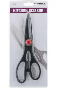 Set Of 2 Stainless Steel Kitchen Scissors Shears Comfort Handles Grip