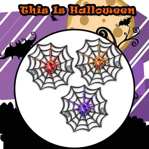 Halloween Light Up Spider on Web 1 Piece Mystery Bag  MultiColour