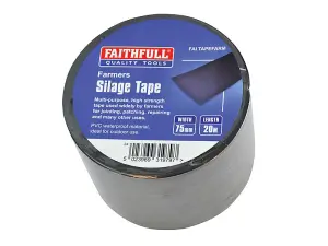 Faithfull 00357520BKTB4 Farmer's Silage Tape 75mm x 20m FAITAPEFARM