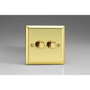 Wall Mounted Dimmer Victorian Brass