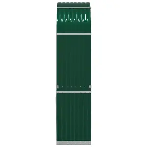 Log Holder Green 80x45x190 cm Galvanised Steel