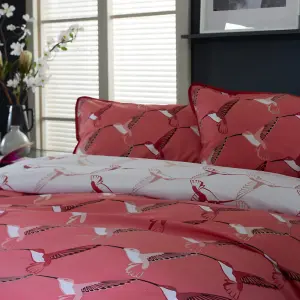 Hummingbird Printed 100% Cotton Duvet Cover Set