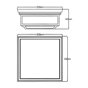 Elstead Shepherd 2 Light Bathroom Flush Mount Ceiling Light Dark Zinc IP44, E27