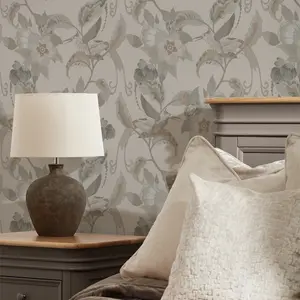 Beautiful Birds Wallpaper In Warm Neutrals