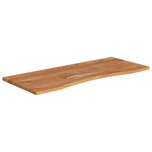 Berkfield Desk Top 140x60x2.5 cm Rectangular Solid Wood Acacia