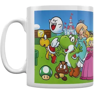 Super Mario Characters Mug Multicoloured (One Size)