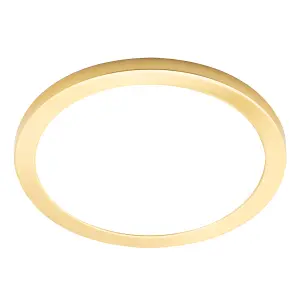 Litecraft Brass Magnetic Bezel For 24W Darly Bathroom Flush Ceiling Light