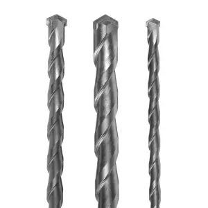 Hardys Masonry Drill Bits Set - 3 Pieces, Extra Long SDS+ Drill Bits, Carbide Tipped - 12mm, 16mm, 24mm, 1000mm Long