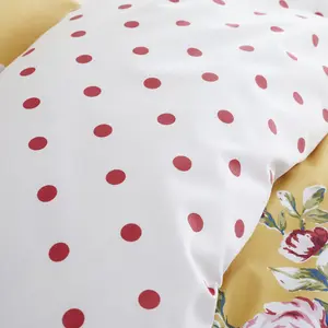 Canterbury Floral Reversible Double Duvet Cover Set with Pillowcases with Pillowcases Duck Egg / King Duvet Cover + 2 Standard Pillowcases