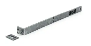 From The Anvil Pewter 12'' Flush/Slide Door Bolt