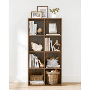 Carrie Bookcase Rustic Brown