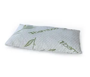 Bamboo Pillow Shredded Memory Foam Anti-Bacterial Orthopedic Head Neck Support Pillow