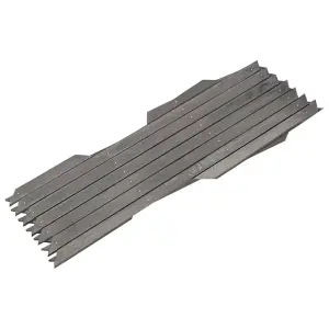 Berkfield Trellis Fences 5 pcs Grey Solid Firwood 180x30 cm