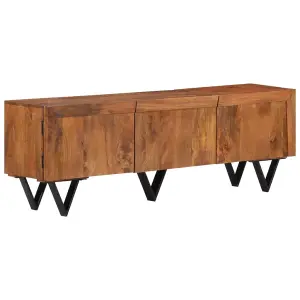 vidaXL TV Cabinet 140x30x46 cm Solid Mango Wood