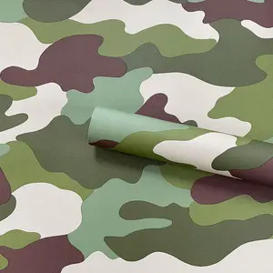 Green Camouflage Army Wallpaper World of Wallpaper 10m