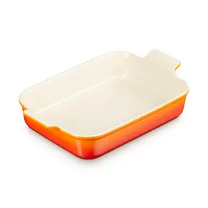 Le Creuset Stoneware Heritage Rectangular Dish Volcanic / 32cm