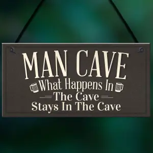 Red Ocean Vintage Man Cave Plaque Sign Fathers Day Gift For Him Bedroom Bar Shed Gift Idea