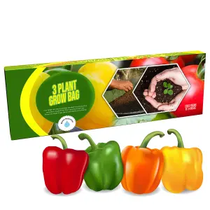 1 Bag (24 Litres) Fruit & Veg 3 Plant Grow Bag With Balanced Nutrients For Gardening & Greenhouses