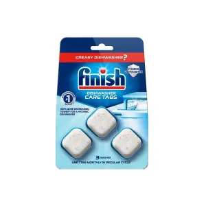 3 x Finish In-wash Dishwasher Cleaner Clean Hidden Grease & Grime 1.89oz