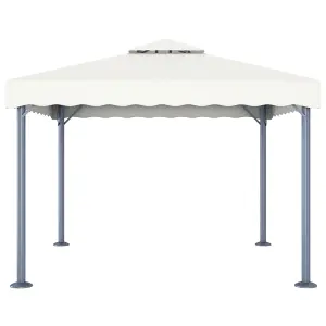 Berkfield Gazebo 300x300 cm Cream Aluminium