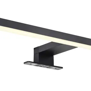 Nordlux Marlee 3000K Indoor Bedroom Living Dining Hallway Wall Light In Black (Height) 3.8cm