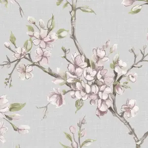 Boutique Eliza Blush Smooth Wallpaper Sample