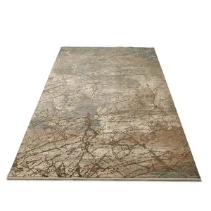 Emerald EMR101 Mink Abstract Rug by Concept Looms-200cm X 290cm