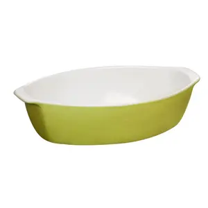 Oval Non-Stick Baking Dish Lime Green