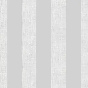 Muriva Grey Stripe Shimmer effect Embossed Wallpaper