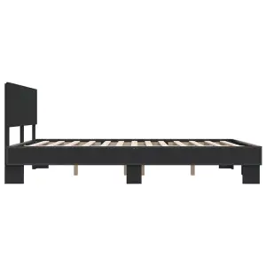 Berkfield Bed Frame without Mattress Black 160x200 cm