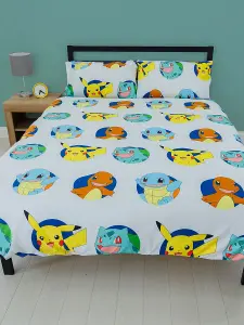 Pokemon Gotta Double Rotary Duvet and Pillowcase Set