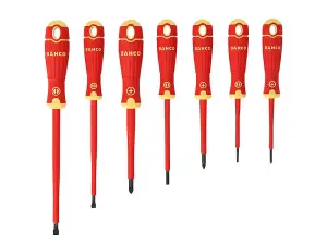 Bahco B220.017 BAHCOFIT Insulated Screwdriver Set, 7 Piece BAH220017