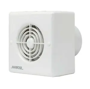 Manrose CF100T Centrifugal Extractor Fan 100 mm / 4 Inch (Timer Model)