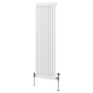 Traditional 2 Column Radiator - 1800 x 472 mm - White