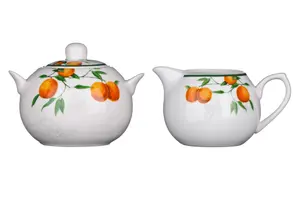 Orchard Fruits Orange Grove Sugar And Cream Set