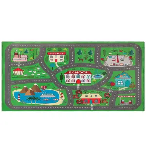 Kids Rug City Print 80 x 150 cm TUTAK