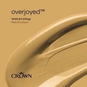 Crown Walls & Ceilings Matt Emulsion Paint Overjoyed - 2.5L