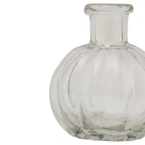 Volta Bud Vase Medium - Glass - L6 x W6 x H6 cm - Clear