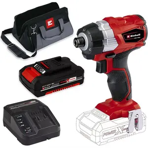 Einhell 18V Cordless Brushless Impact Driver Drill TE-CI 18 LI BL - 1x 2Ah + Bag