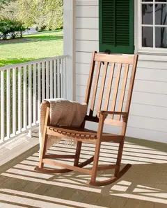 Rocking Chair BOJANO Acacia Wood Light Wood