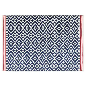 Origins Aztec Navy/RED Rug 80 X 150