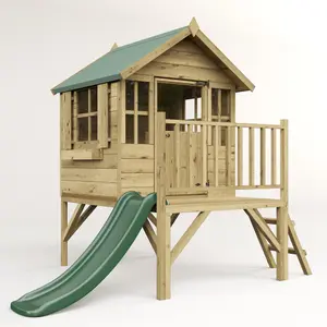 BillyOh Bunny Max Tower Playhouse with Slide - Pressure Treated - 4 x 4