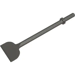 125 x 475mm Extra Wide Breaker Chisel with 7/8" Hex Shank for Heavy-Duty Demolition