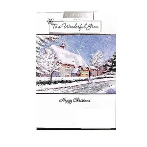 Ling Design To A Wonderful Gran Christmas Card White (One Size)