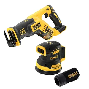 Dewalt DCS367N 18v XR Compact Brushless Reciprocating Saw & DCW210N Sander Bare